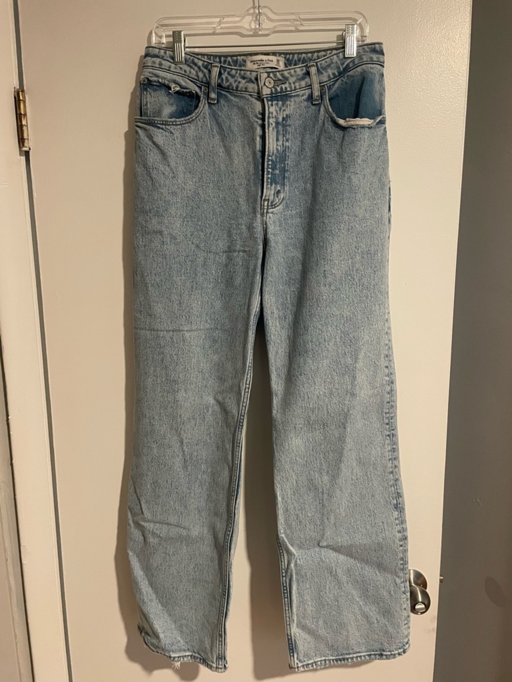 Abercrombie & Fitch Light Blue High-Rise Jeans